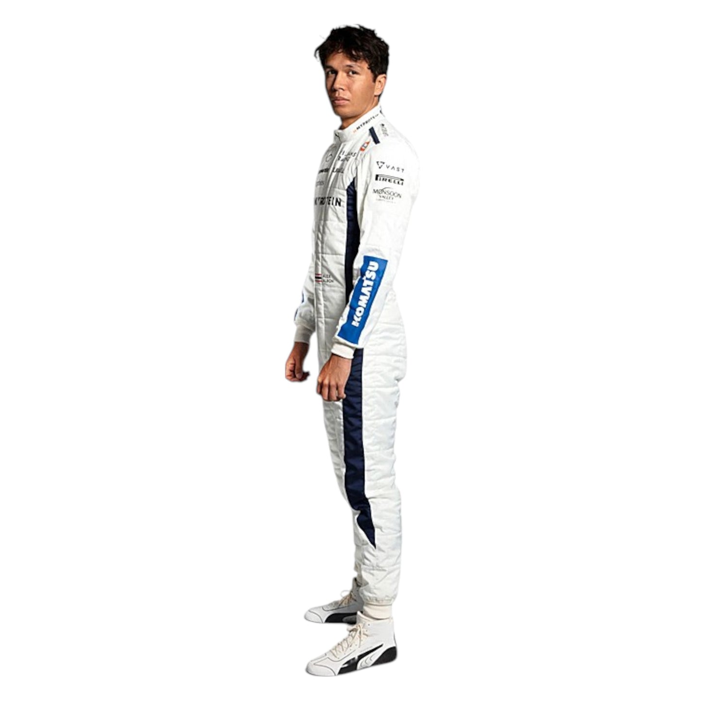2024 Alexander Albon Williams F1 race suit replica authentic collectible with detailed design from Williams Racing season