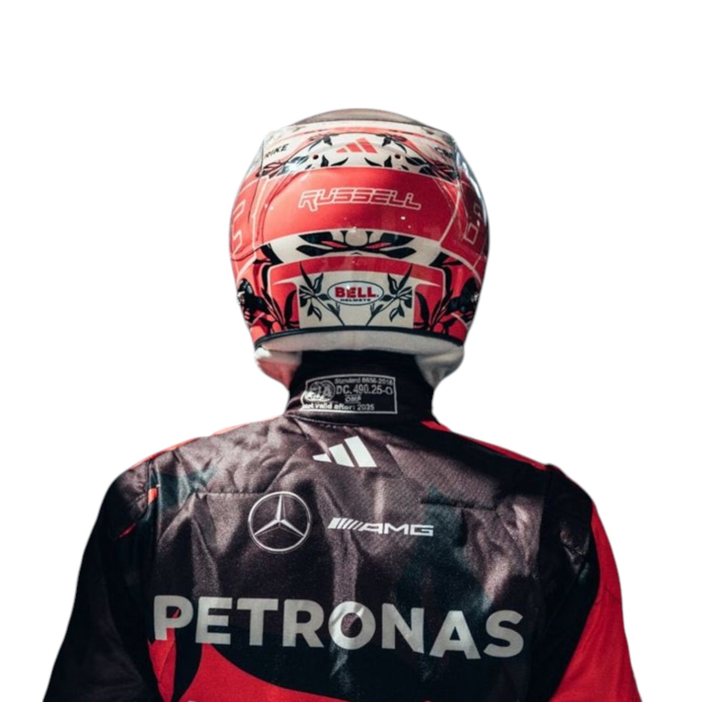 2025 Miami GP Mercedes AMG F1 race suit replica worn by Andrea Kimi Antonelli special edition teamwear with teal accents and branding