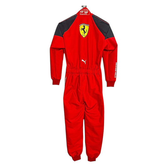 2023 Charles Leclerc Ferrari F1 race suit replica authentic fan collectible featuring team-accurate design and branding
