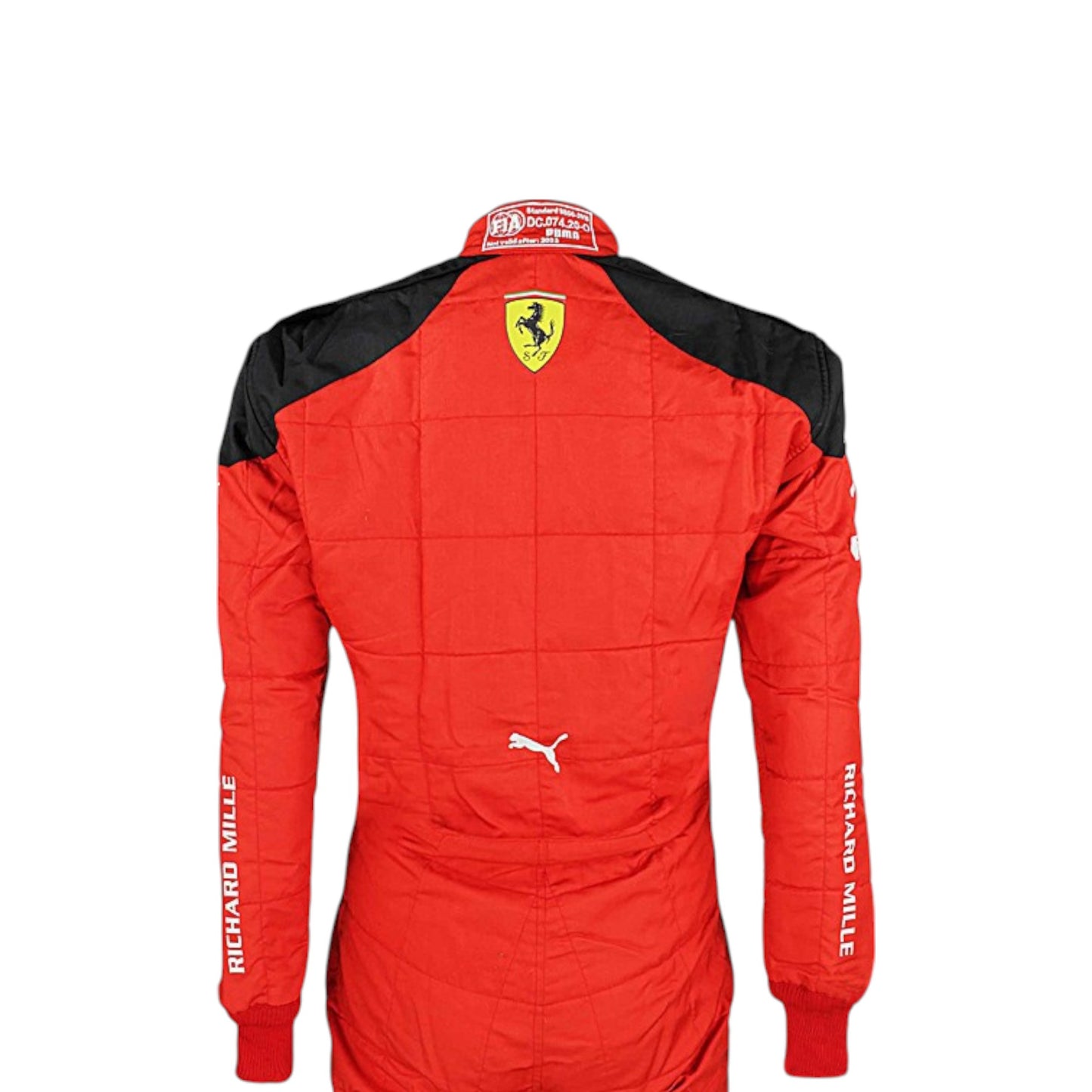 2023 Carlos Sainz Ferrari F1 race suit replica authentic Scuderia teamwear with season-accurate details and logos