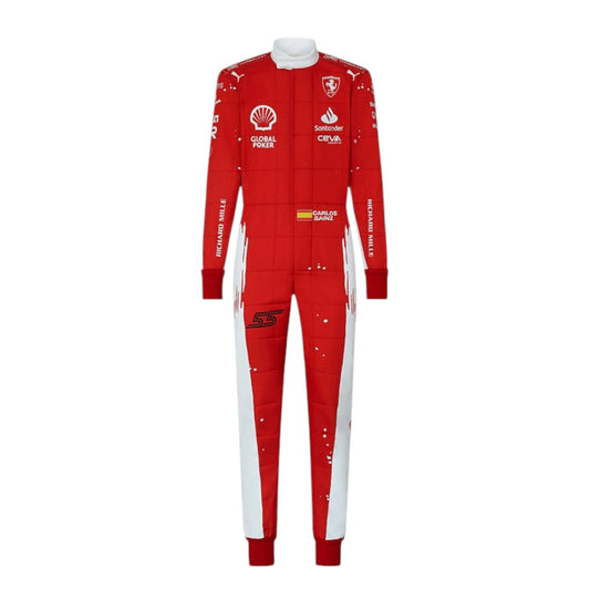 2023 Carlos Sainz Ferrari F1 Las Vegas Grand Prix race suit replica limited edition fan collectible with race specific design