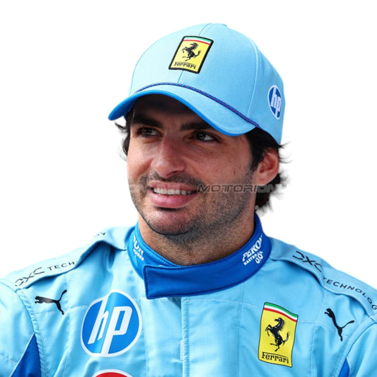 2024 Carlos Sainz Ferrari F1 Miami Grand Prix race suit replica authentic collectible with race specific design details