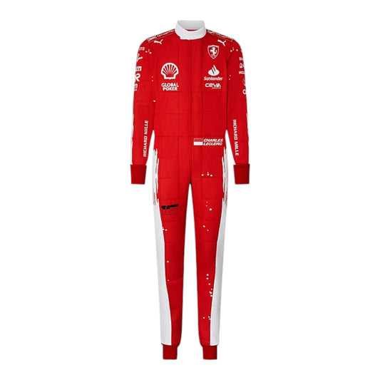 2023 Charles Leclerc Ferrari F1 Las Vegas Grand Prix race suit replica limited edition collectible with race specific design