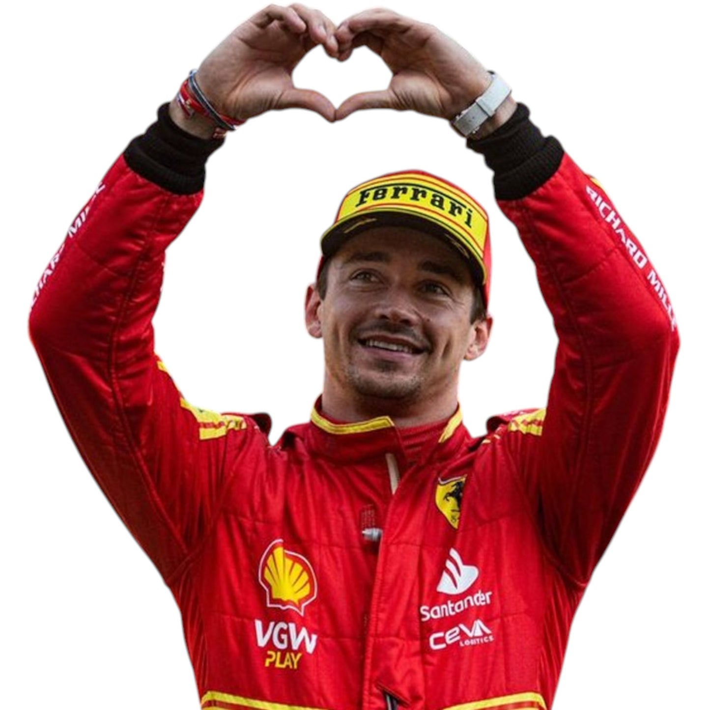 2023 Charles Leclerc Ferrari F1 Monza race suit replica authentic fan collectible with race specific design details
