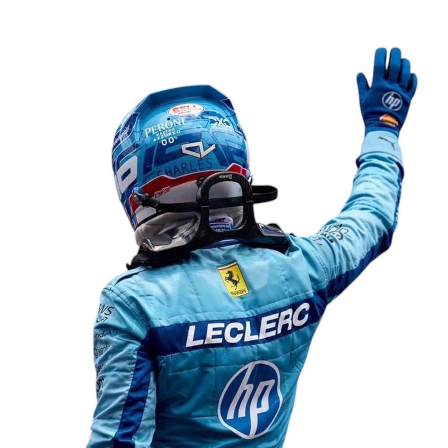 2024 Charles Leclerc Ferrari F1 Miami Grand Prix race suit replica authentic collectible with race specific design