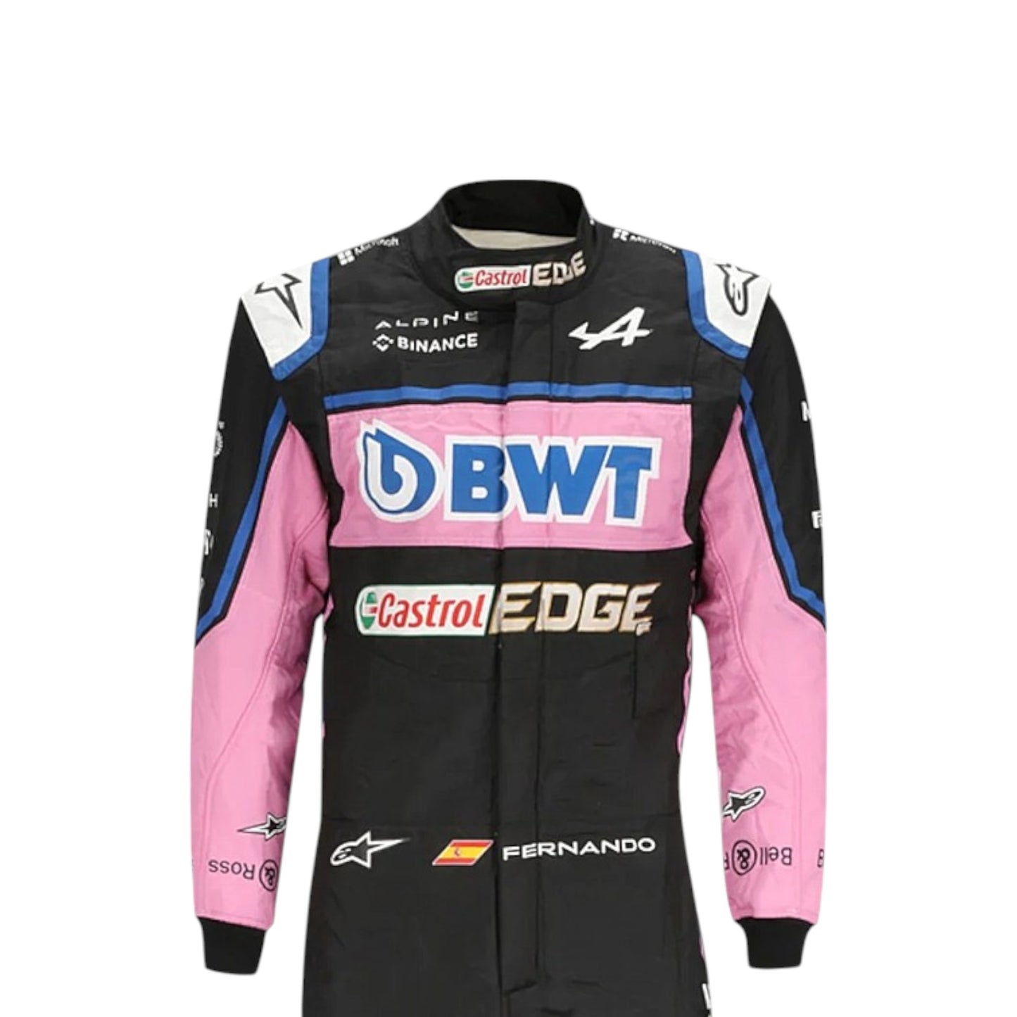 2022 Esteban Ocon Alpine F1 British Grand Prix race suit replica BWT team colors with authentic race specific detailing