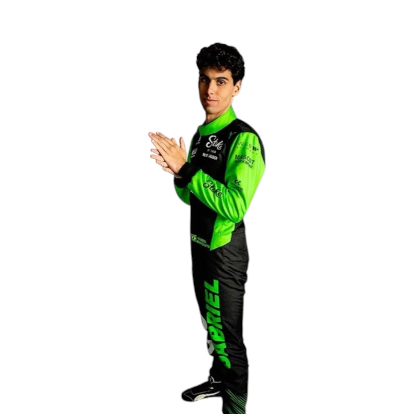 2025 Gabriel Bortoleto Kick Sauber F1 race suit replica authentic design for fans and collectors