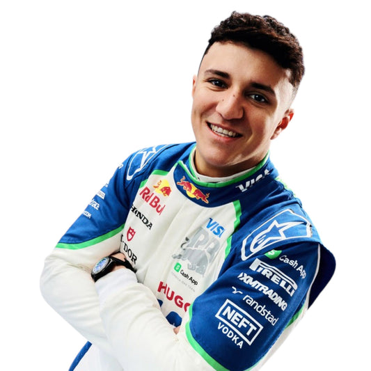 2025 Isac Hadjar Racing Bulls F1 race suit replica authentic teamwear with season accurate design and branding