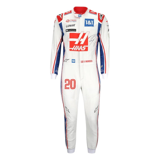 Kevin Magnussen 2022 Haas F1 Race Suit Replica with official Haas F1 Team design