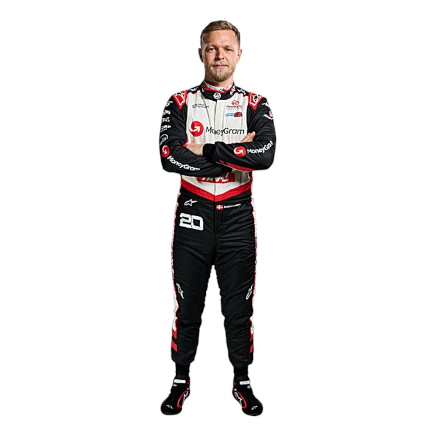 2024 Kevin Magnussen Haas F1 race suit replica authentic fan collectible with detailed team design