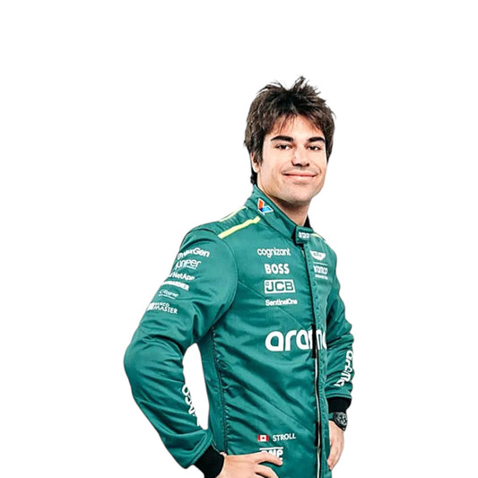 2024 Lance Stroll Aston Martin F1 race suit replica authentic design for Formula 1 fans and collectors