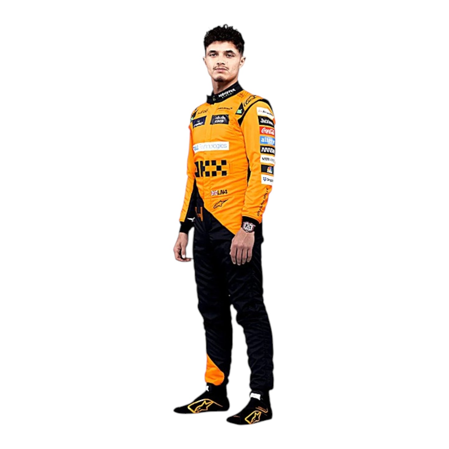 2024 Lando Norris McLaren F1 race suit replica authentic fan collectible with detailed team design