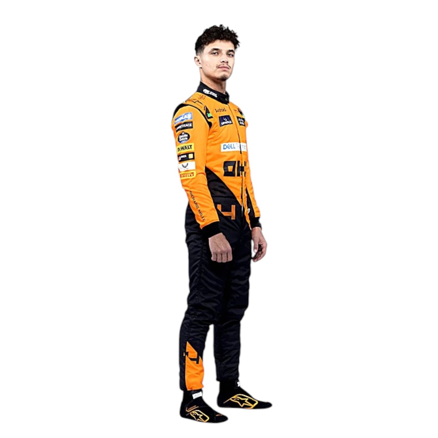 2024 Lando Norris McLaren F1 race suit replica authentic fan collectible with detailed team design