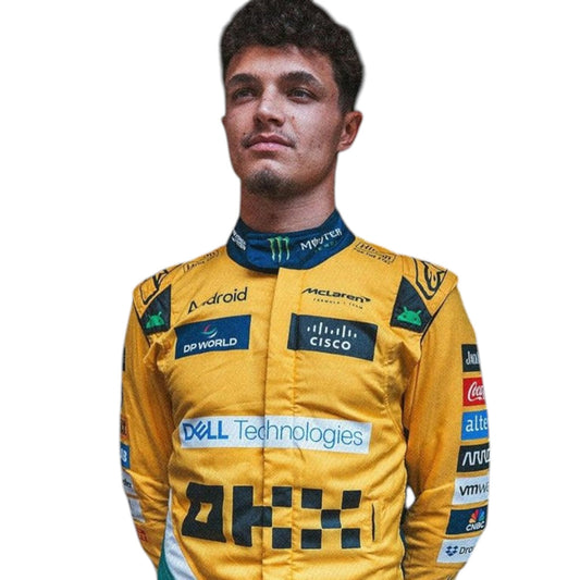 2024 Lando Norris McLaren Monaco Grand Prix F1 race suit replica authentic collectible with race specific livery
