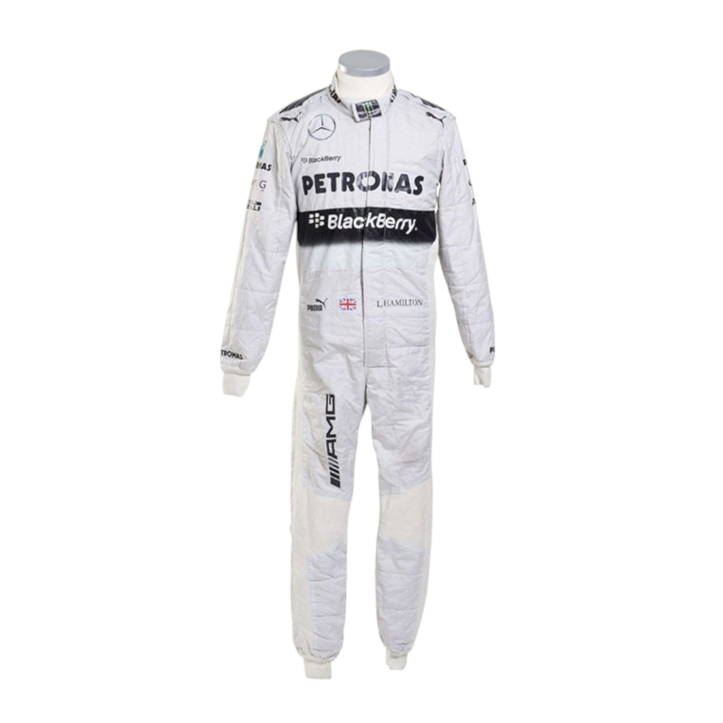 2016 Lewis Hamilton Mercedes F1 race suit replica authentic collectible with vintage team design for fans