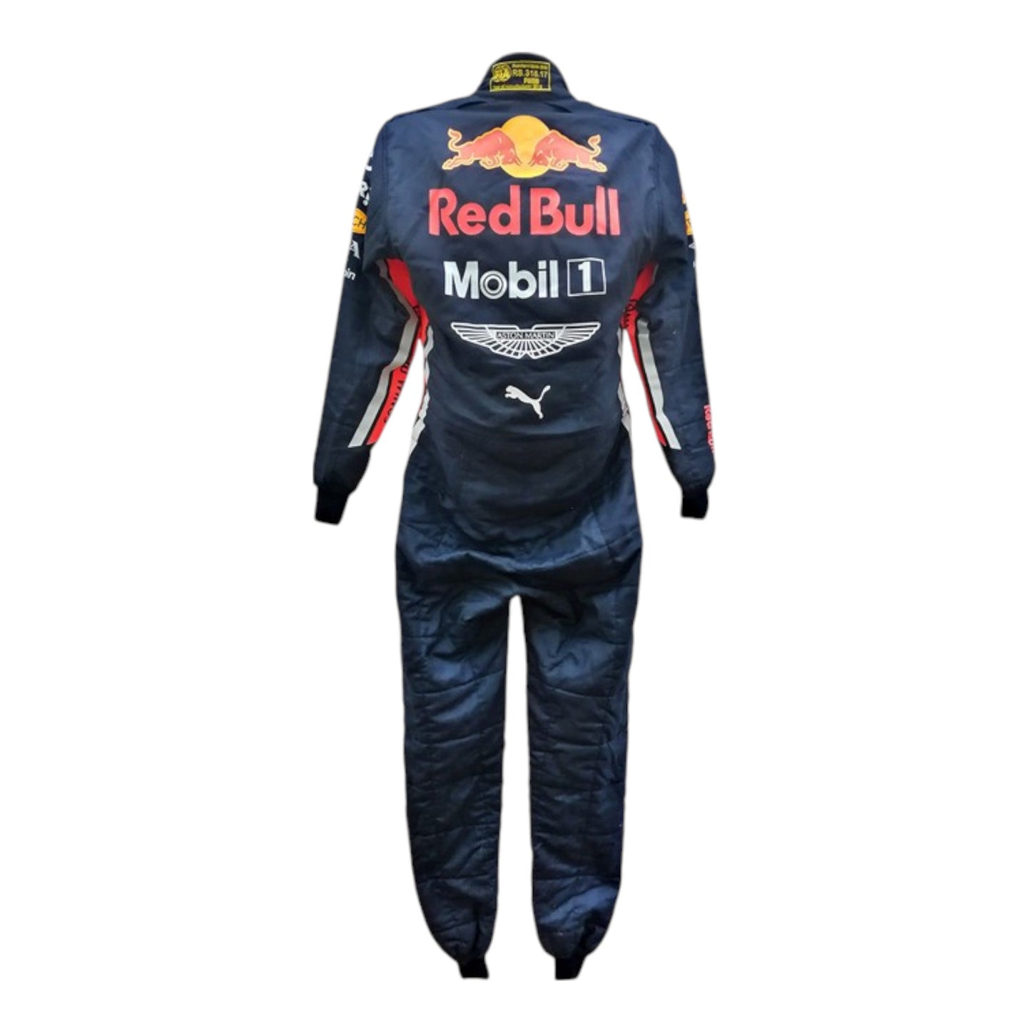 2019 Max Verstappen Red Bull F1 race suit replica authentic collectible with detailed pre championship team design