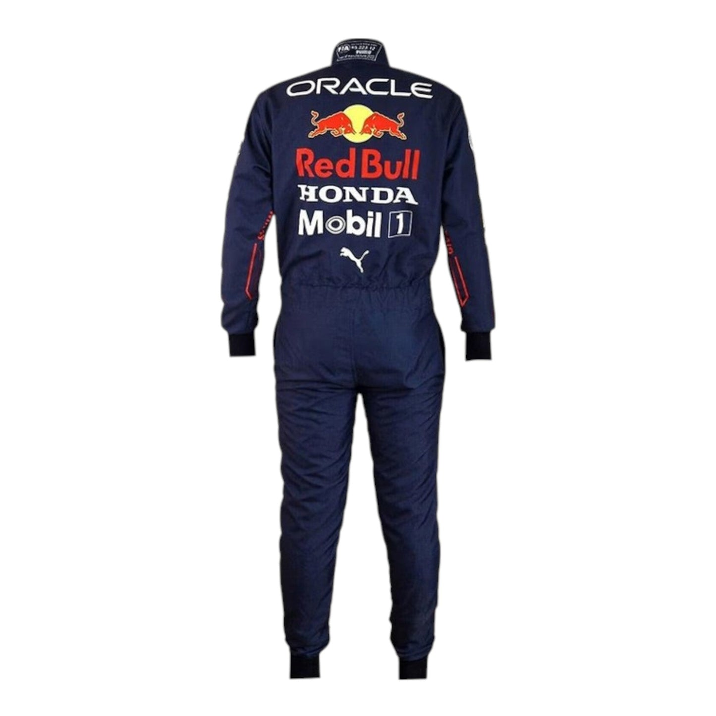 2022 Max Verstappen Red Bull F1 race suit replica authentic collectible from title winning season with detailed team design