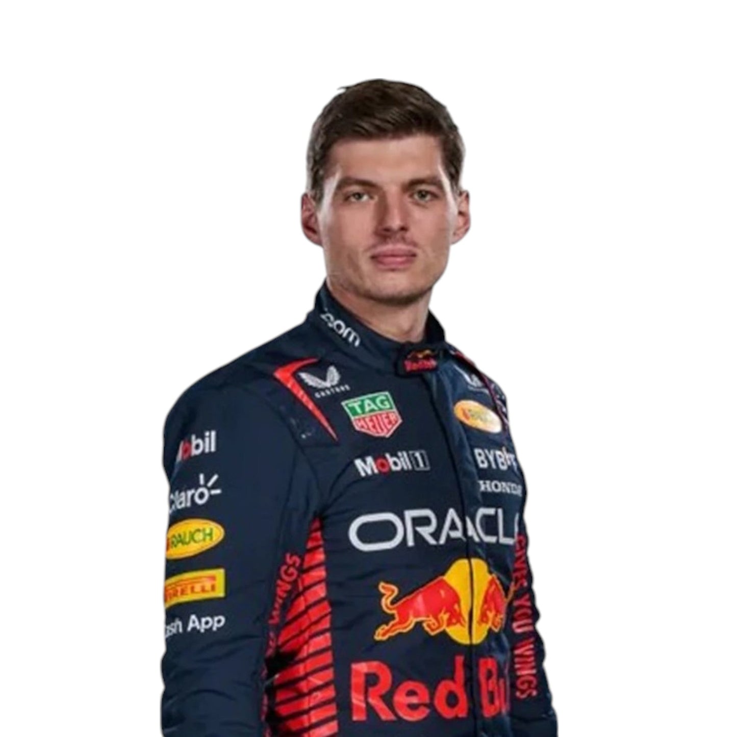 2023 Max Verstappen Red Bull F1 race suit replica authentic fan collectible with detailed design from title winning season