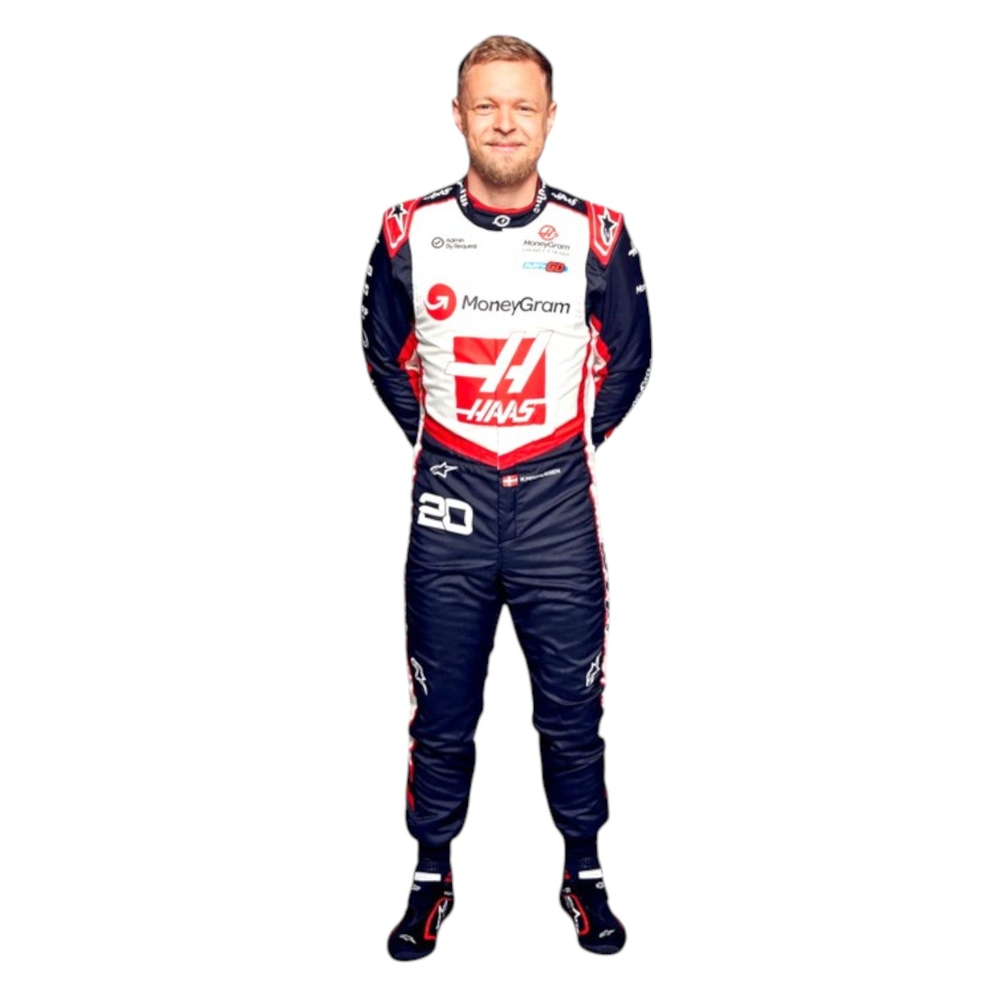 2024 Nico Hulkenberg Haas F1 race suit replica authentic fan edition with detailed team design