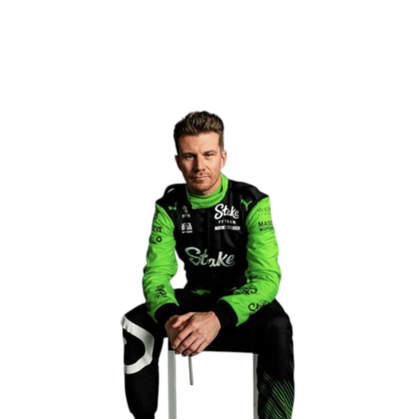 2025 Nico Hulkenberg Kick Sauber F1 race suit replica authentic motorsport fan gear with detailed design
