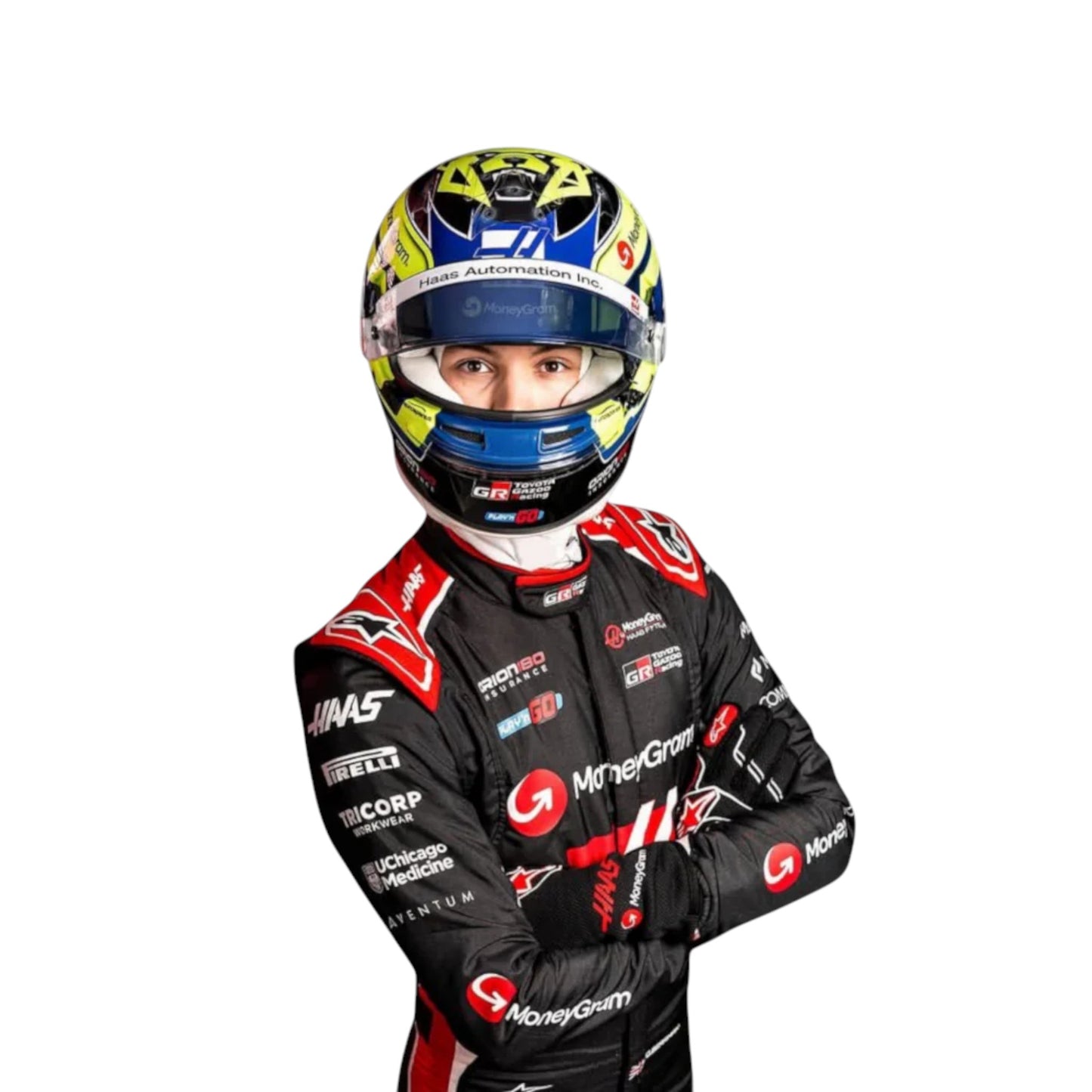 2025 Oliver Bearman Haas F1 race suit replica authentic collectible with detailed VF 25 team design and logos