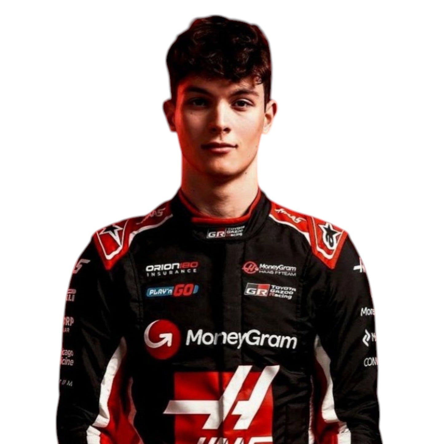 2025 Oliver Bearman Haas F1 race suit replica authentic collectible with detailed VF 25 team design and logos