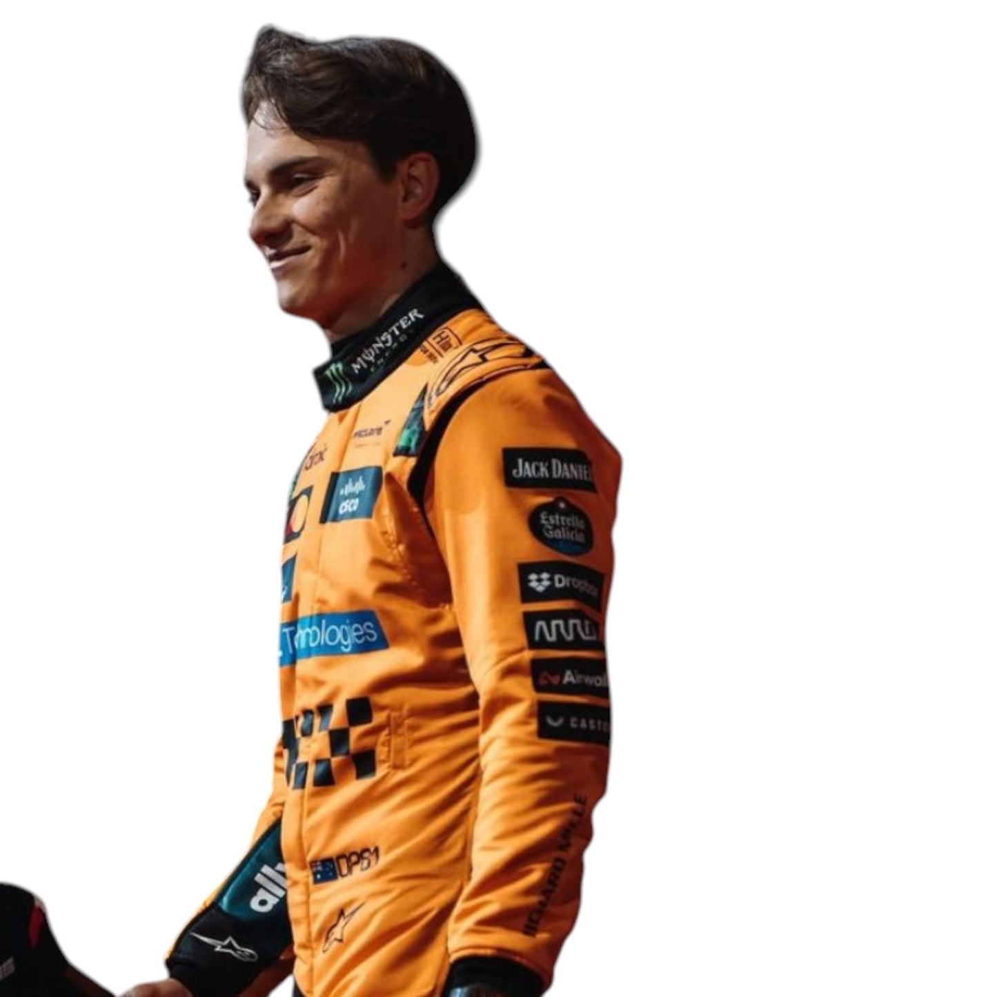 2025 Oscar Piastri McLaren F1 race suit replica authentic Formula 1 fan gear with team-accurate design