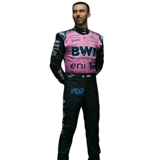 2025 Pierre Gasly Alpine F1 race suit replica detailed fan edition with authentic team design