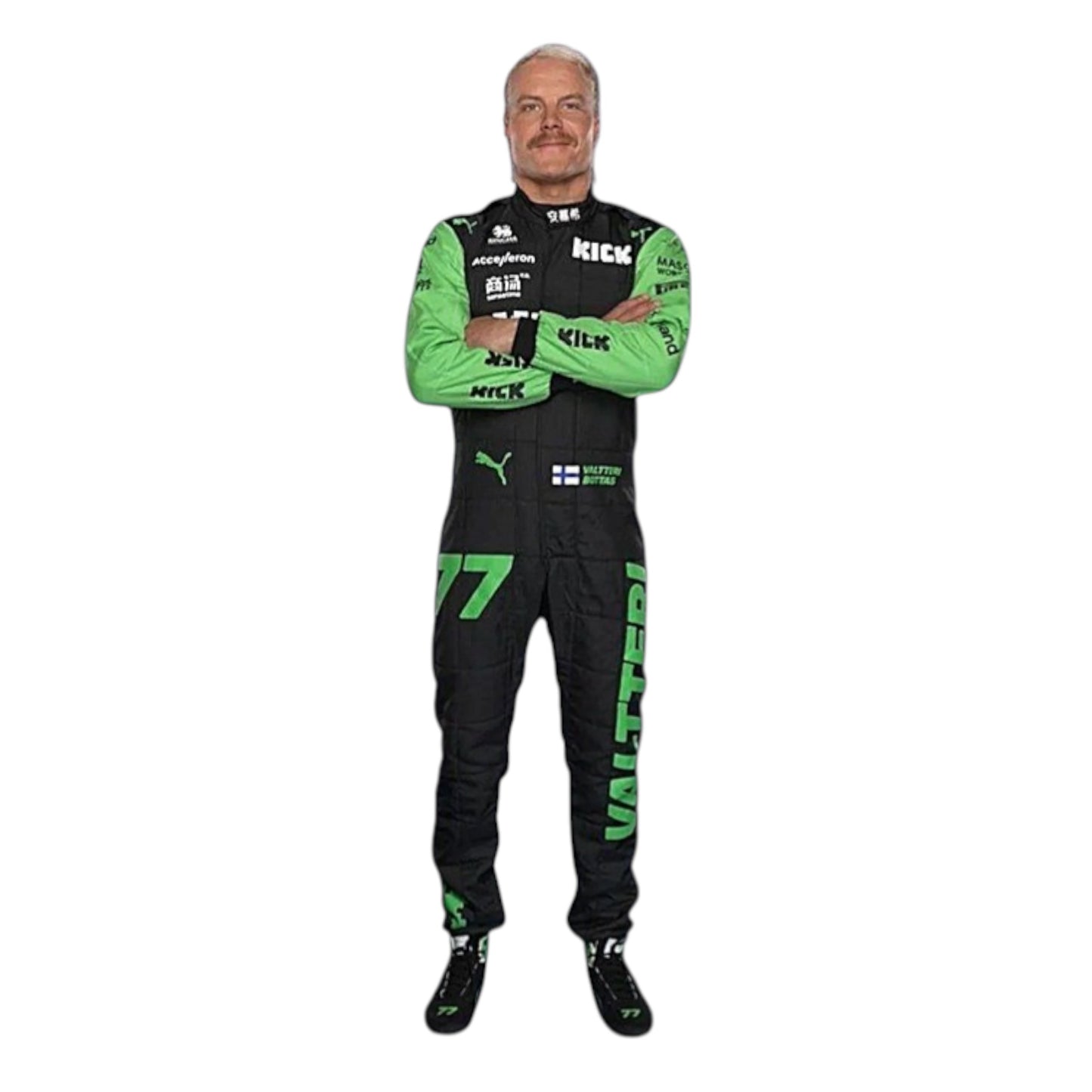 2024 Valtteri Bottas Kick Sauber F1 race suit replica premium fan edition with authentic design