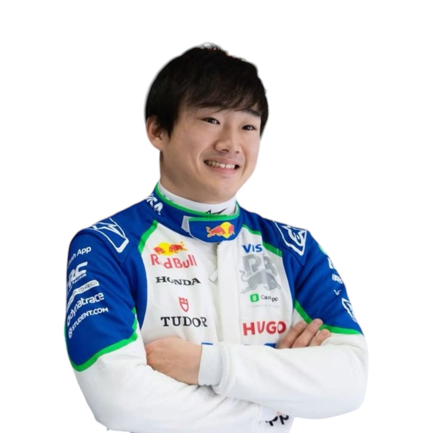 2025 Yuki Tsunoda Racing Bulls F1 race suit replica authentic fan collectible with precise design elements