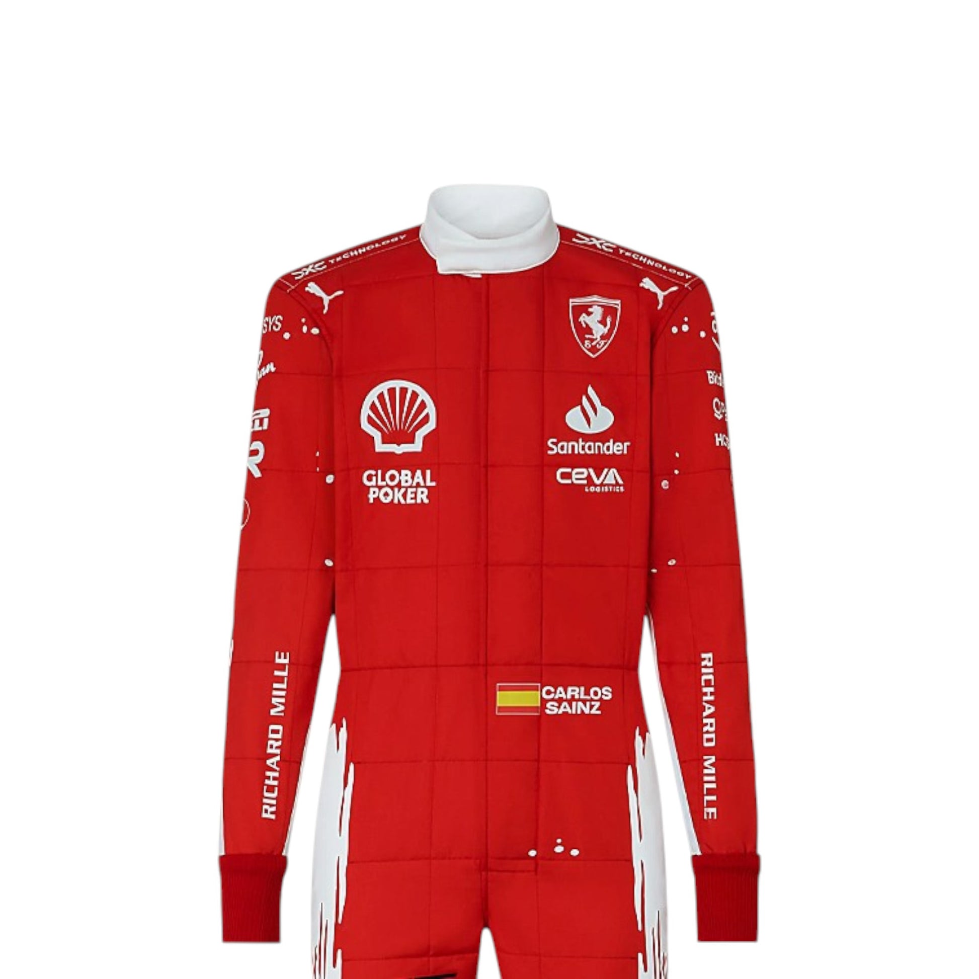 2023 Carlos Sainz Ferrari F1 Las Vegas Grand Prix race suit replica  limited edition fan collectible with race specific design