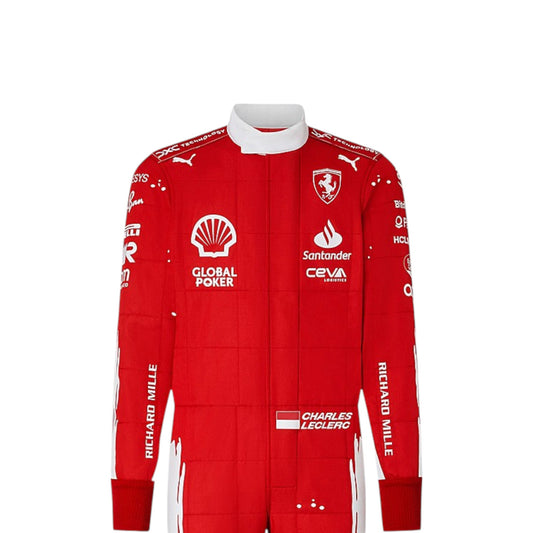2023 Charles Leclerc Ferrari F1 Las Vegas Grand Prix race suit replica limited edition collectible with race specific design
