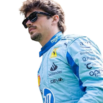 2024 Charles Leclerc Ferrari F1 Miami Grand Prix race suit replica  authentic collectible with race specific design