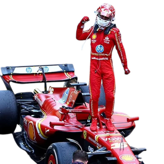 2024 Charles Leclerc Ferrari F1 Monaco Grand Prix race suit replica authentic fan collectible with special edition livery