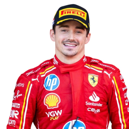 2024 Charles Leclerc Ferrari F1 Monaco Grand Prix race suit replica authentic fan collectible with special edition livery