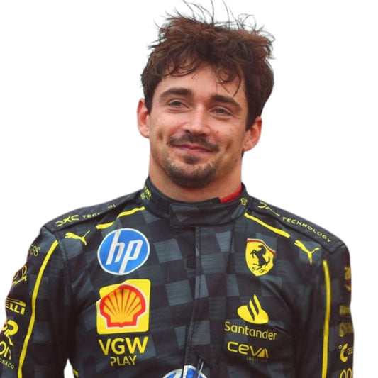 2024 Charles Leclerc Ferrari F1 Monza race suit replica authentic fan collectible with race specific design details