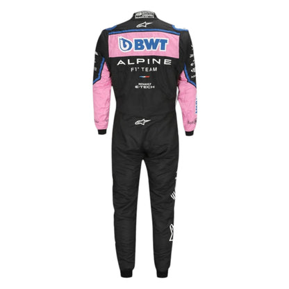 2022 Esteban Ocon Alpine F1 British Grand Prix race suit replica BWT team colors with authentic race specific detailing