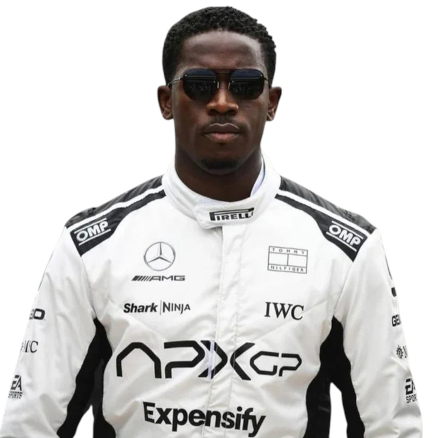 Damson Idris F1 movie 2025 Joshua Pearce race suit replica authentic APXGP Formula 1 design