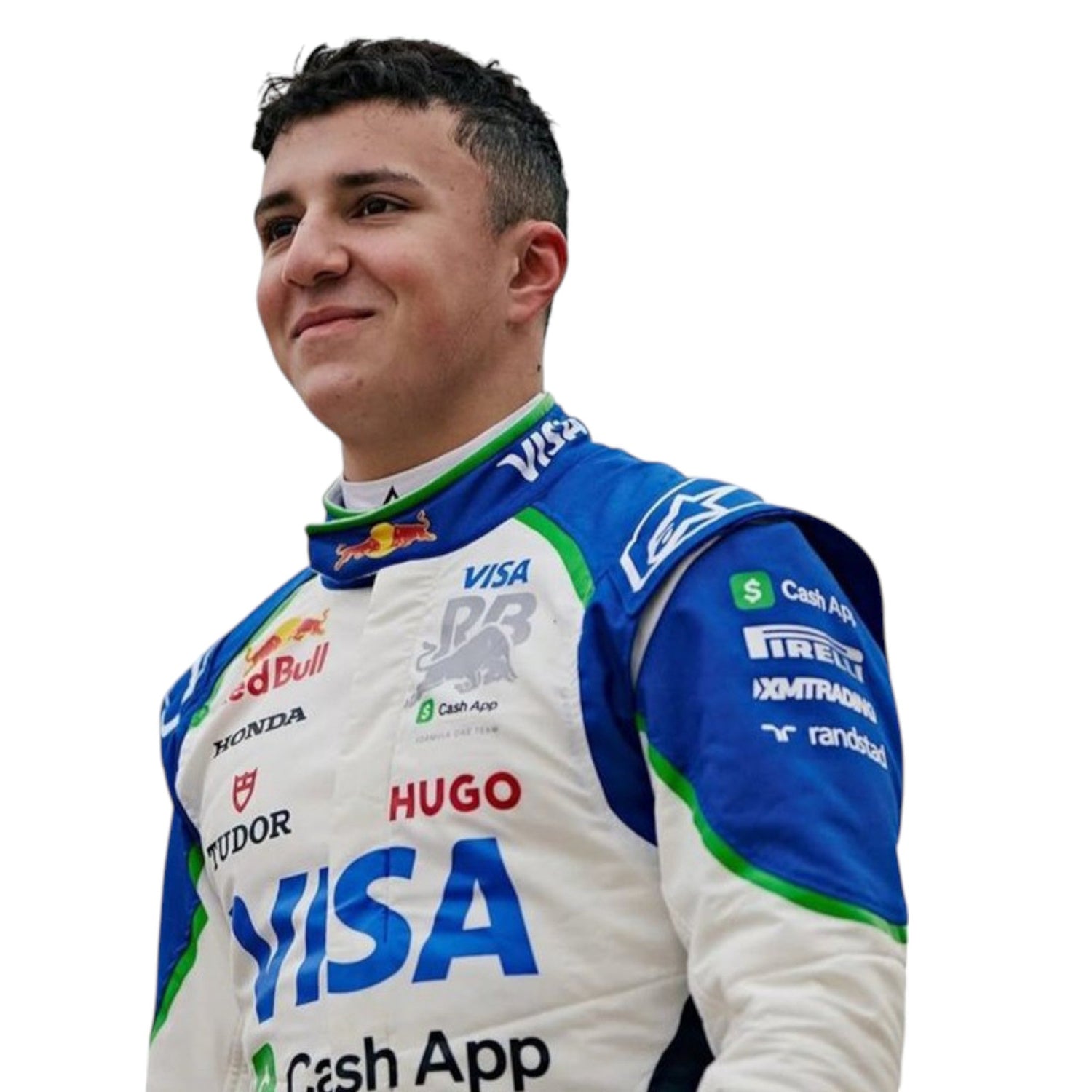 2025 Isac Hadjar Racing Bulls F1 race suit replica authentic teamwear with season accurate design and branding