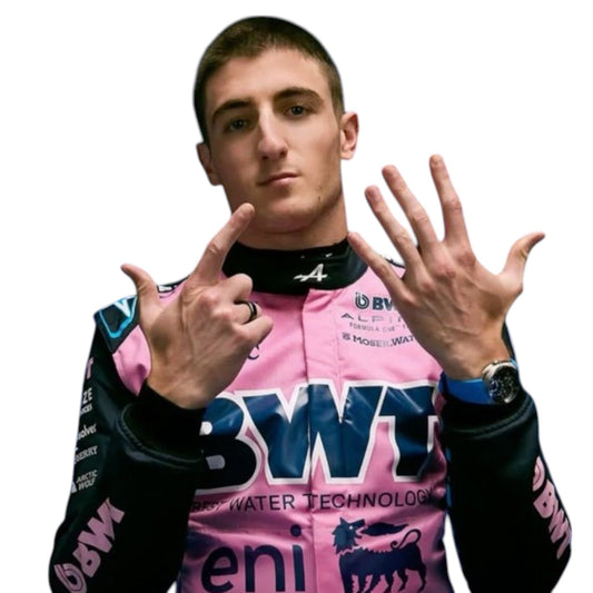 2025 Jack Doohan Alpine F1 race suit replica authentic fan collectible with detailed BWT Alpine team design and branding