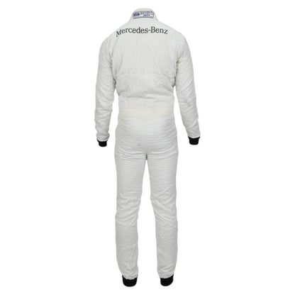 Jenson Button 2014 McLaren F1 race suit replica white McLaren Mercedes design with red and grey detailing and authentic sponsor logos
