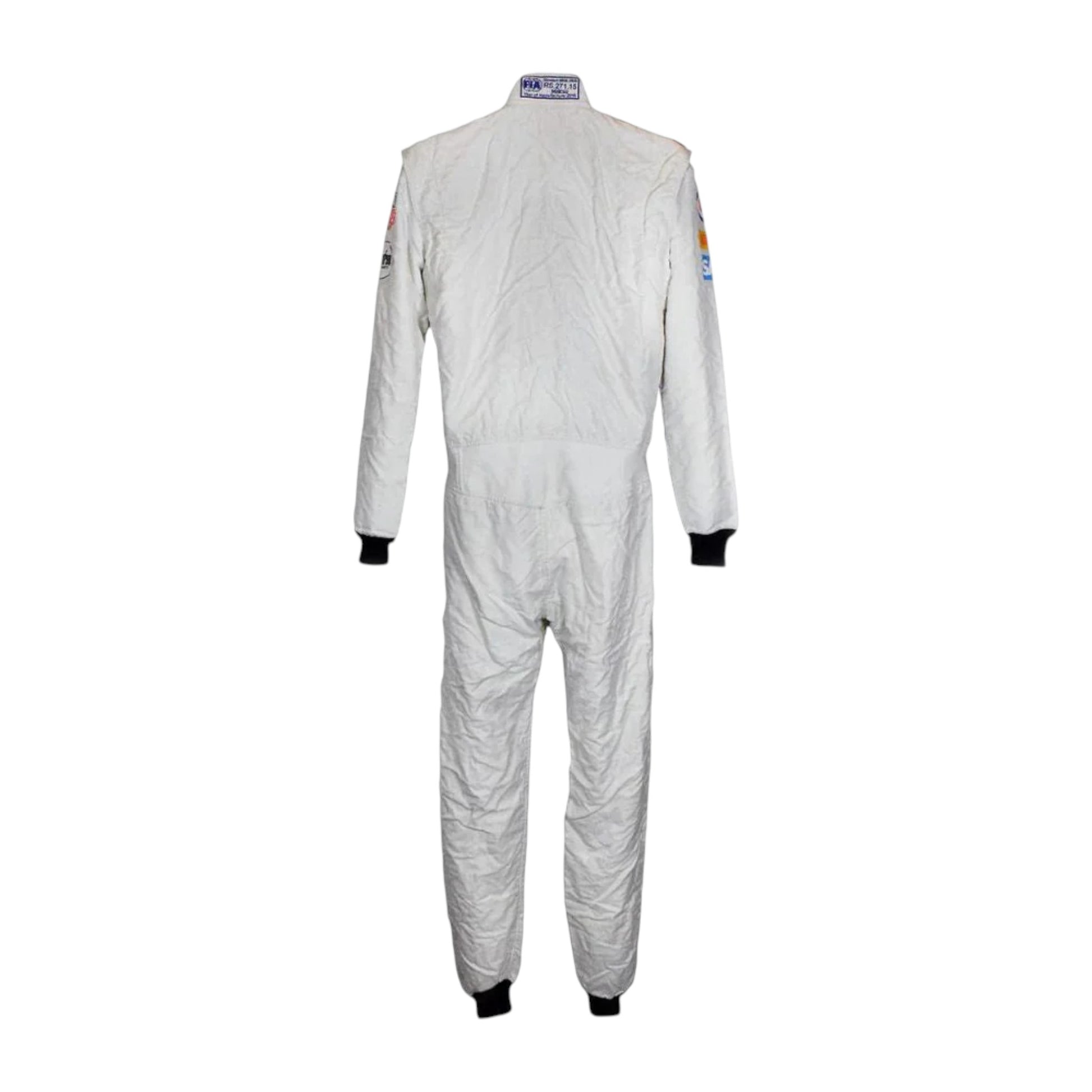 Jenson Button 2015 McLaren F1 race suit replica white McLaren Honda design with minimal sponsor logos and clean modern styling