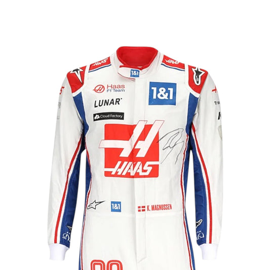 2022 Kevin Magnussen Haas F1 British Grand Prix race suit replica authentic collectible with race specific details