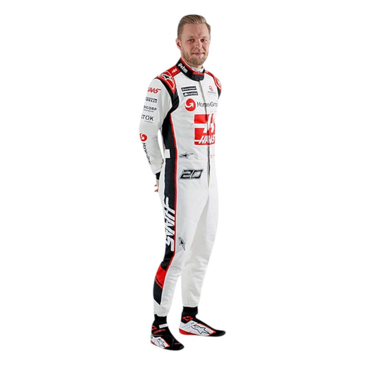 2023 Kevin Magnussen Haas F1 race suit replica authentic design for Formula 1 fans and collectors