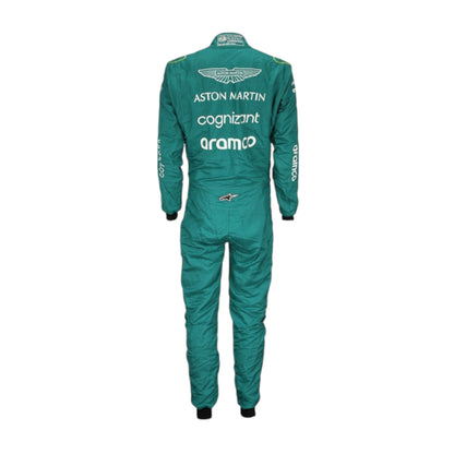 2022 Lance Stroll Aston Martin F1 race suit replica authentic fan collectible with detailed team design and logos