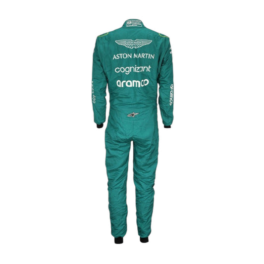 2022 Lance Stroll Aston Martin F1 race suit replica authentic fan collectible with detailed team design and logos