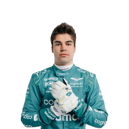 2023 Lance Stroll Aston Martin F1 race suit replica detailed fan collectible with authentic team design
