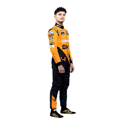 2024 Lando Norris McLaren F1 race suit replica authentic fan collectible with detailed team design