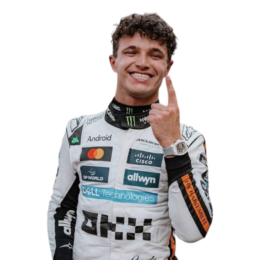 2025 Lando Norris McLaren Monaco Grand Prix F1 race suit replica authentic design for fans and collectors