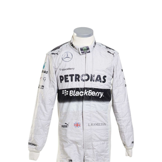2016 Lewis Hamilton Mercedes F1 race suit replica authentic collectible with vintage team design for fans